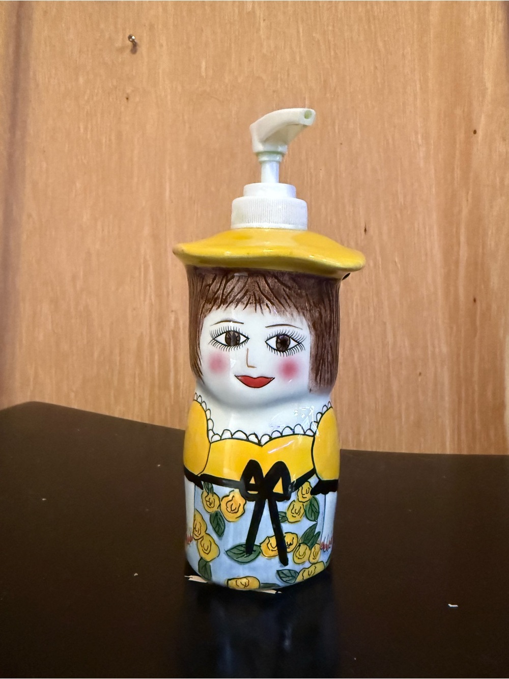 Vintage Susan Paley Bella Casa by Ganz “Dale” ceramic soap dispenser-